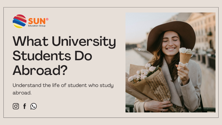 University students abroad