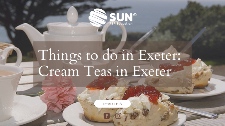 Cream tea in exeter